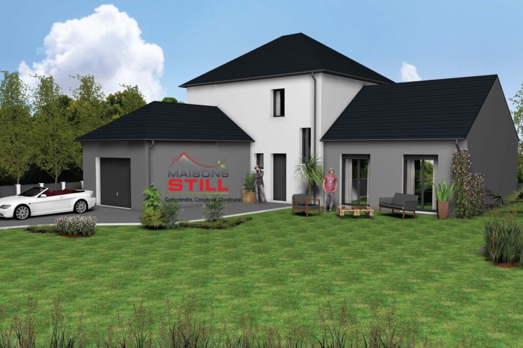 Terrain + maison 121m², 121m²