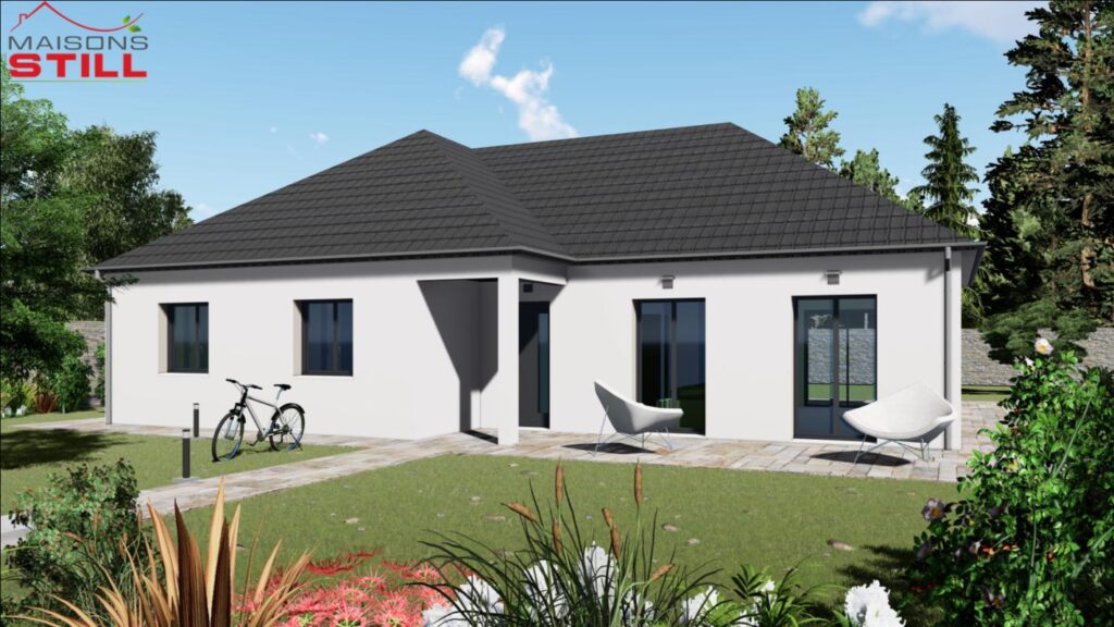 Maison contemporaine, 111m² Maison contemporaine, 111m²
