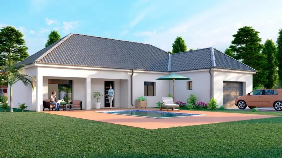 Maison traditionnelle, 120m² Maison traditionnelle, 120m²