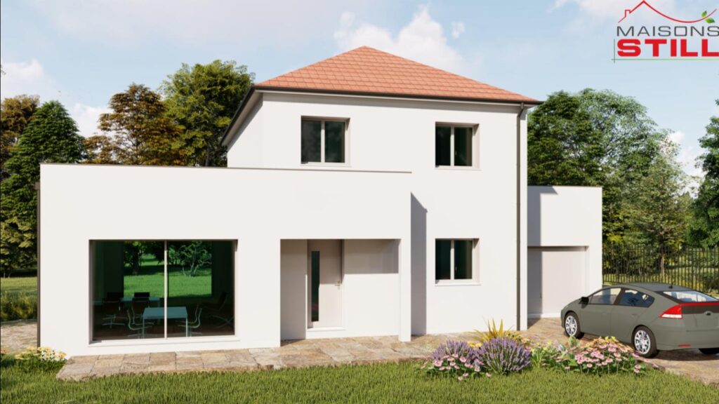 Maison contemporaine, 144m²
