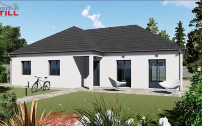 Maison contemporaine, 111m²