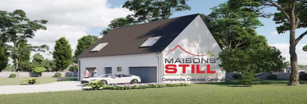 Terrain + maison R+ comble de 77m², 77m²