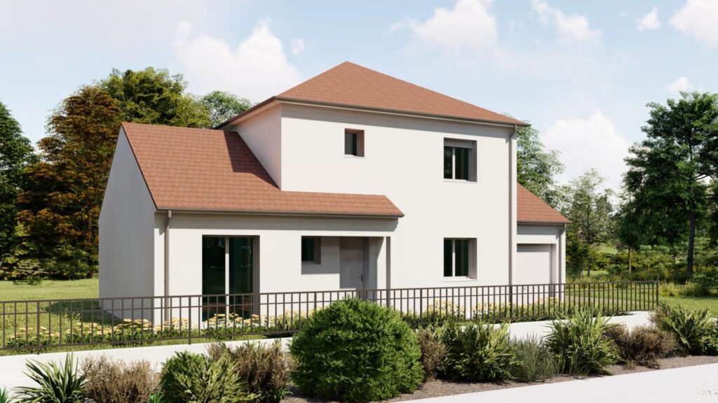 Maison R+1 de 113m² avec 4 chambres sur LIEUSAINT, 113m²
